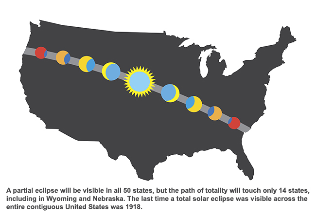 2017 Total Eclipse map