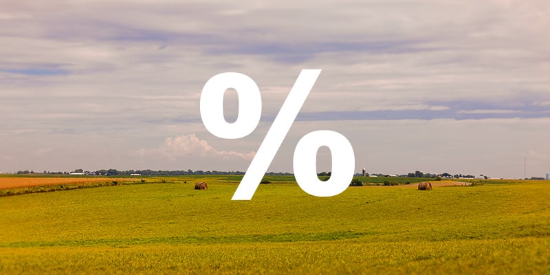 interest rate of farmland