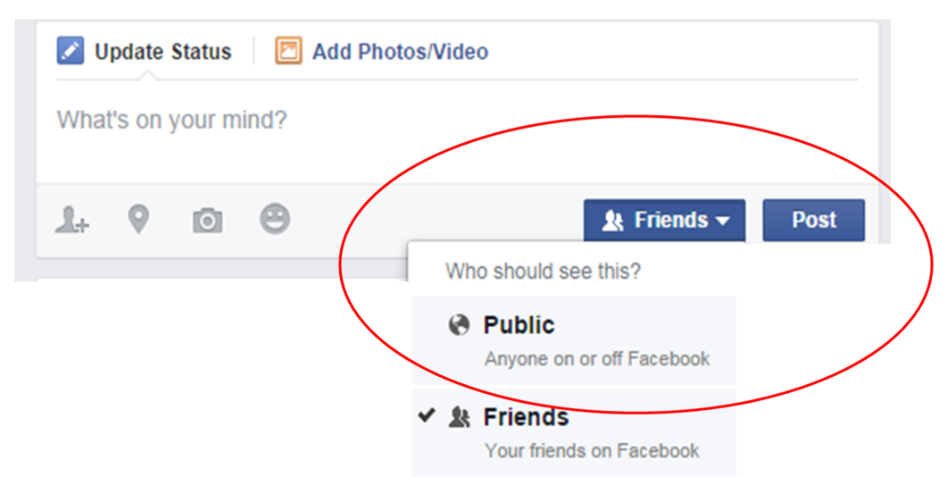How to change a Facebook post to public